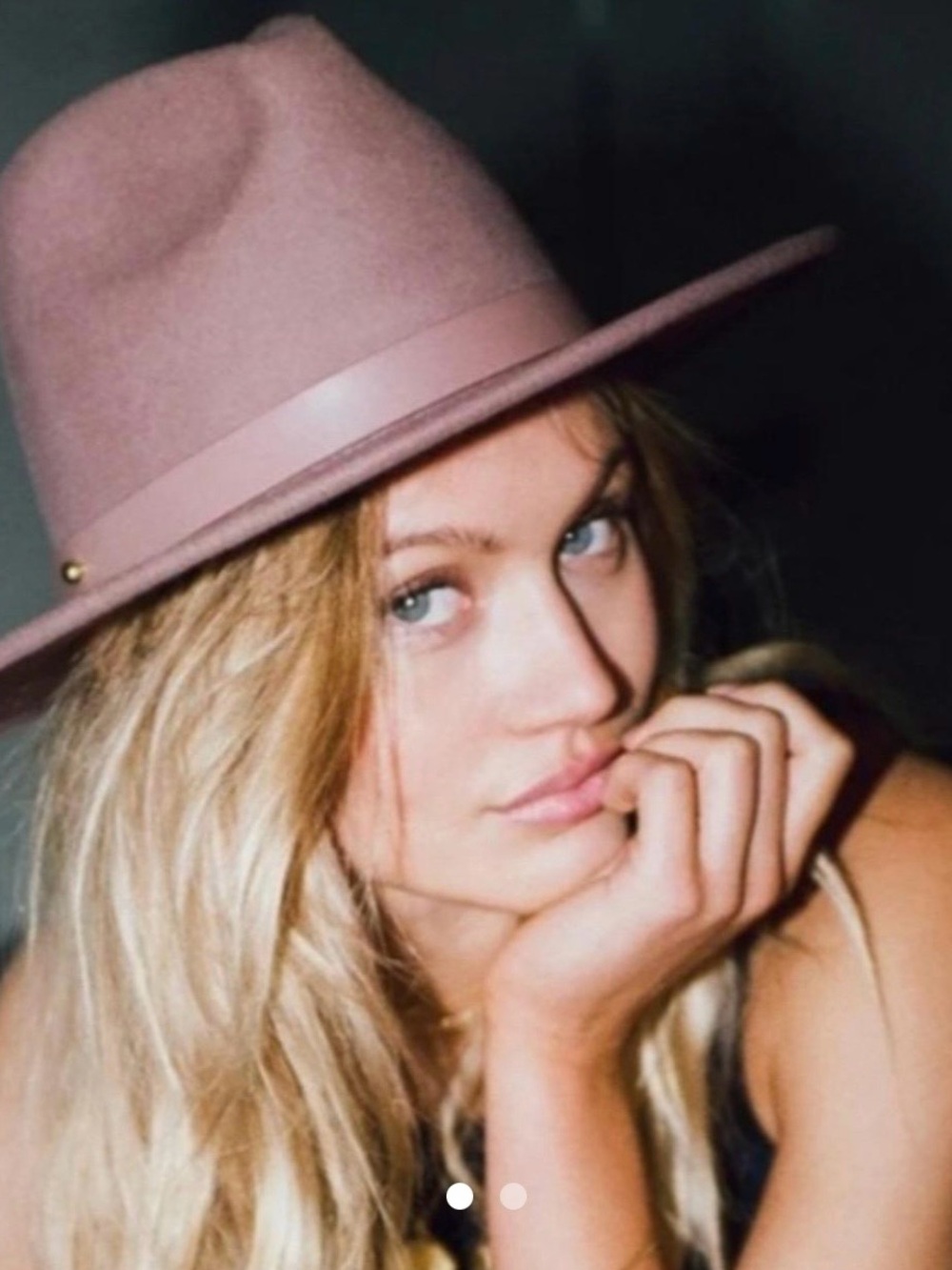 Lack of Color Women's Dusty Rose Pink Australian Wool Fedora Hat - size L -59cm